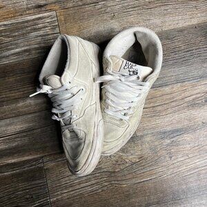 Vans Half Cab Skate Shoes US Men's Size 8.5 Off White Fat Skate Tongue Shoes